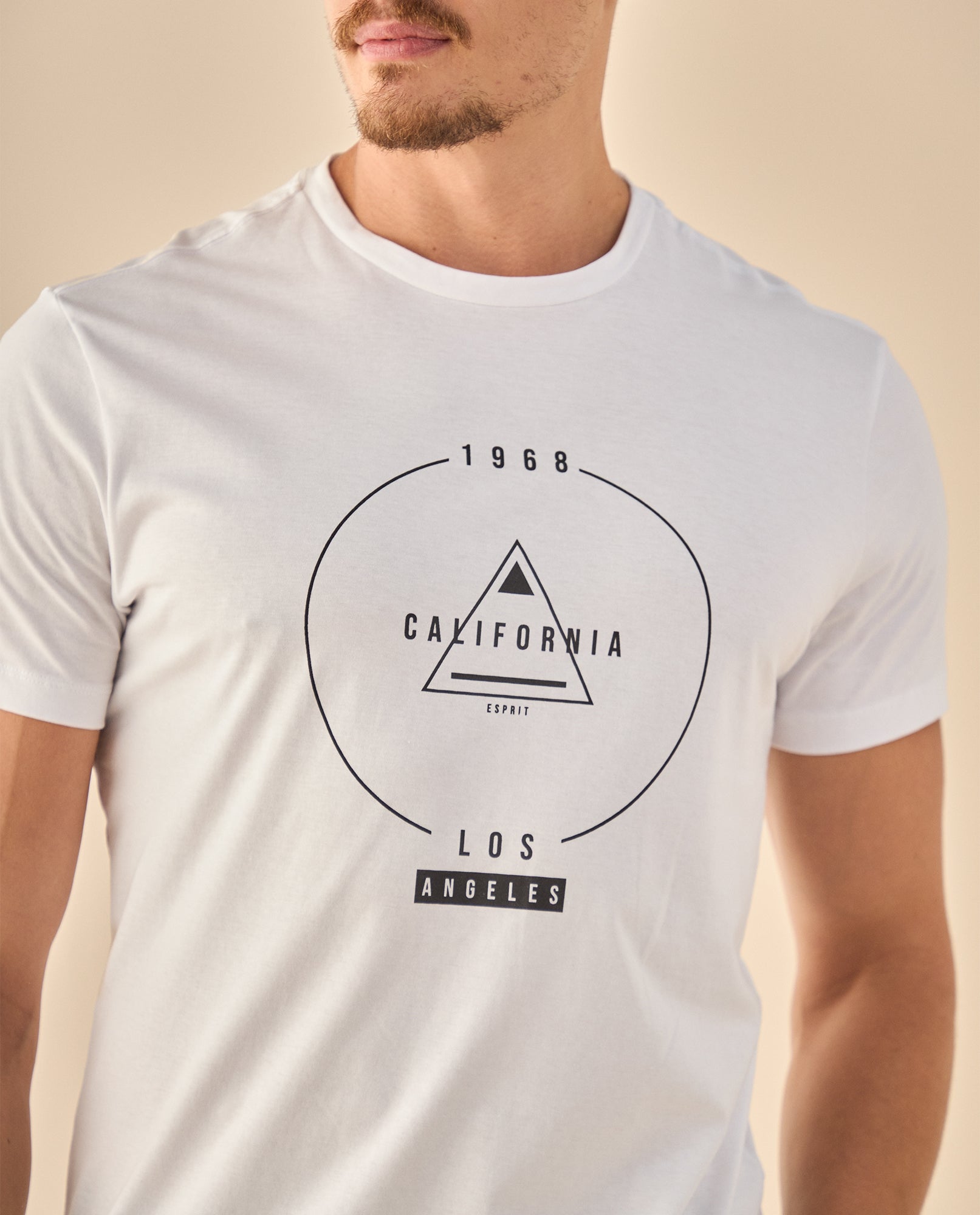 Camiseta con Estampado California Los Angeles - Blanco 34_345G318_BLA114001_3