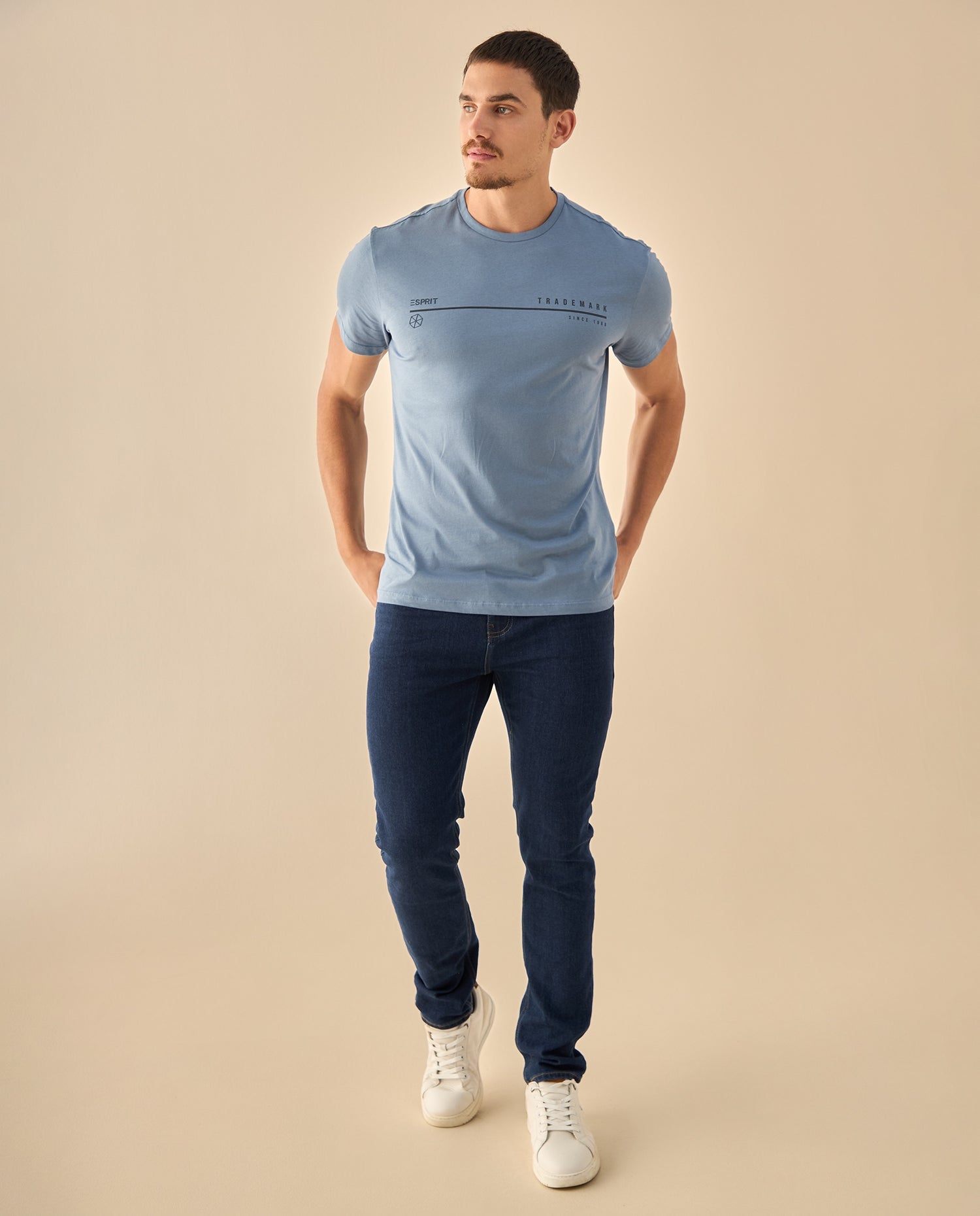 Camiseta con Estampado Gráfico TRADEMARK - Azul
