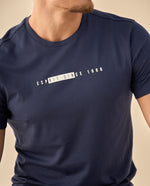 Camiseta con Logo Heritage - Azul