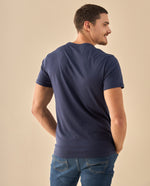 Camiseta con Logo Heritage - Azul