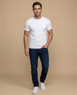 Jean Slim Fit Hombre Azul Oscuro - Azul