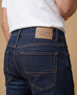 Jean Slim Fit Hombre Azul Oscuro - Azul