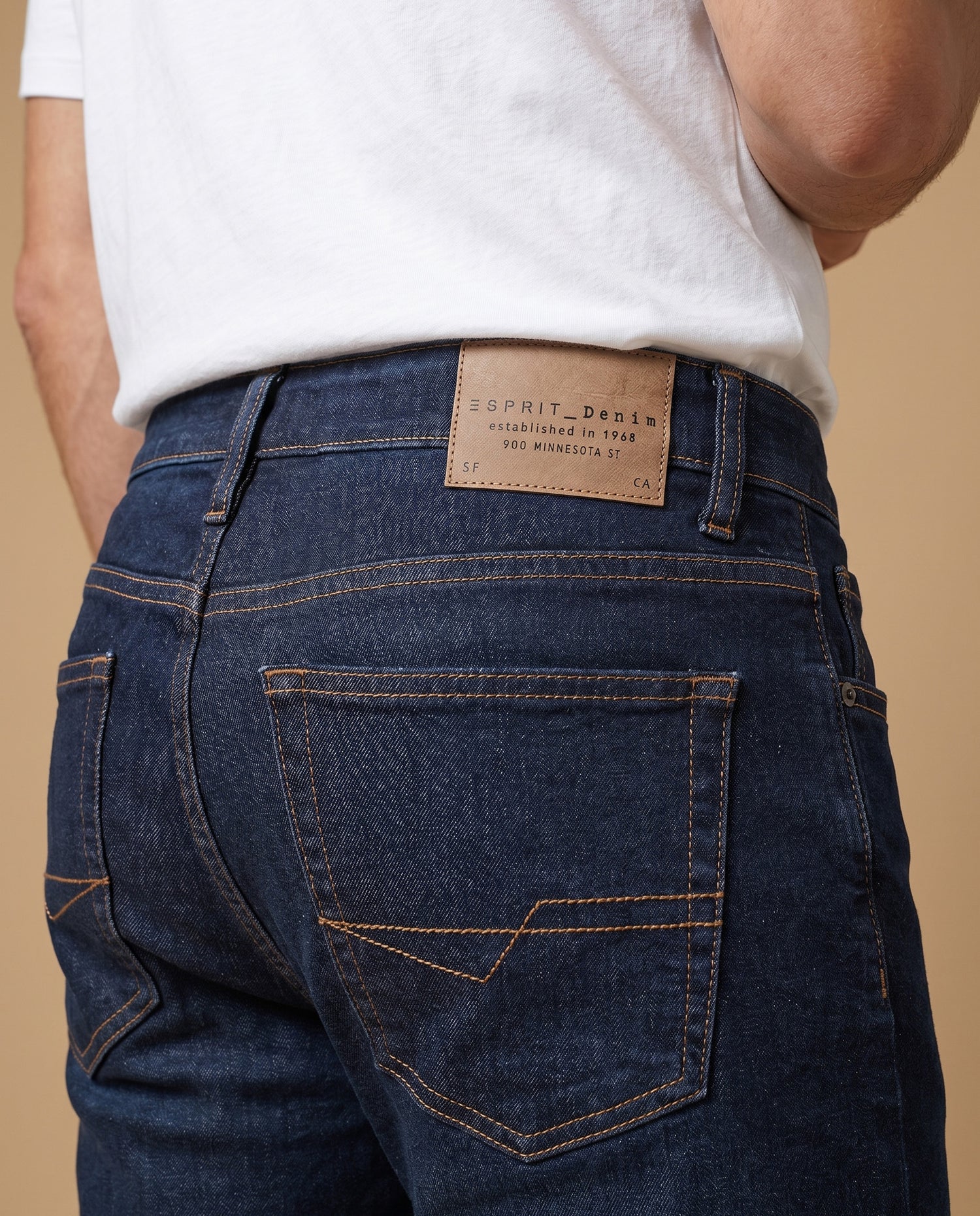 Jean Slim Fit Hombre Azul Oscuro - Azul