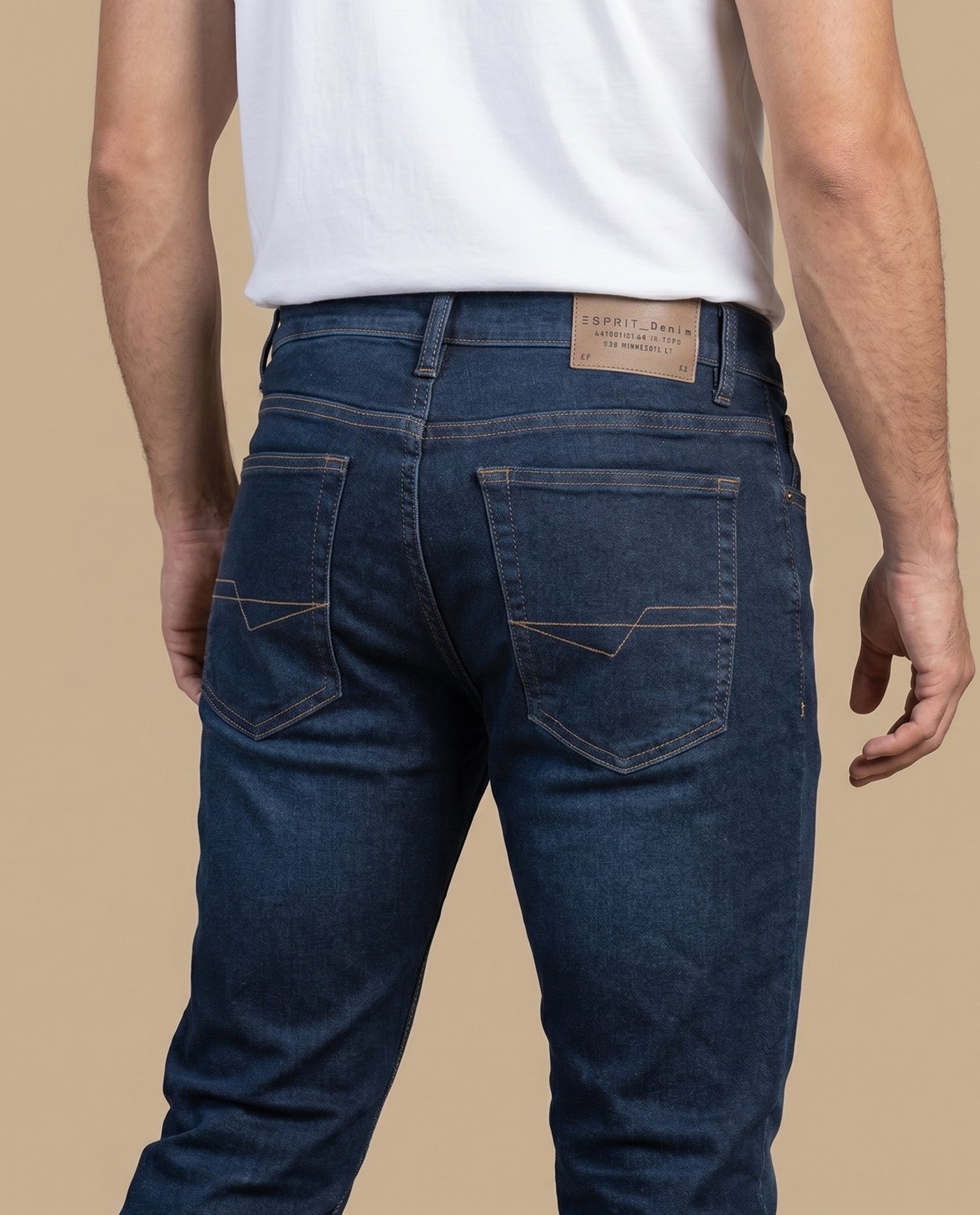Jean Slim Fit Hombre Azul Oscuro - Azul