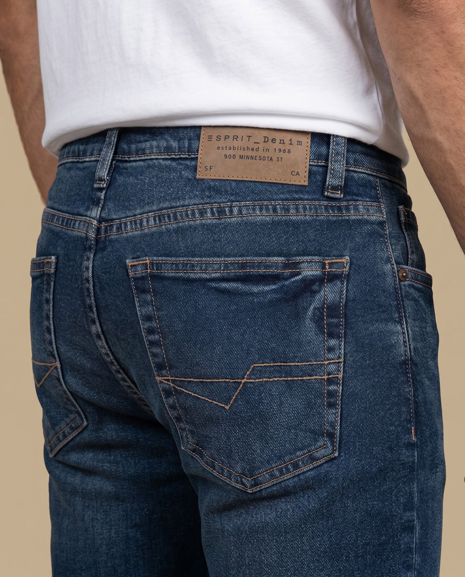 Jean Slim Fit Denim Hombre - Azul