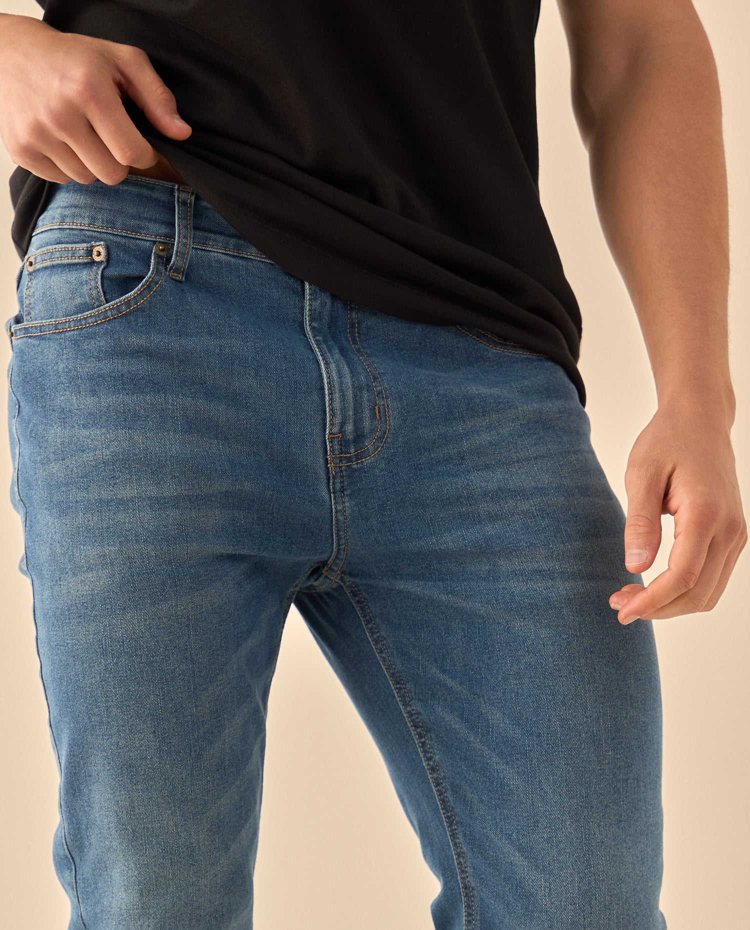 Jean con Stretch Confortable - Azul