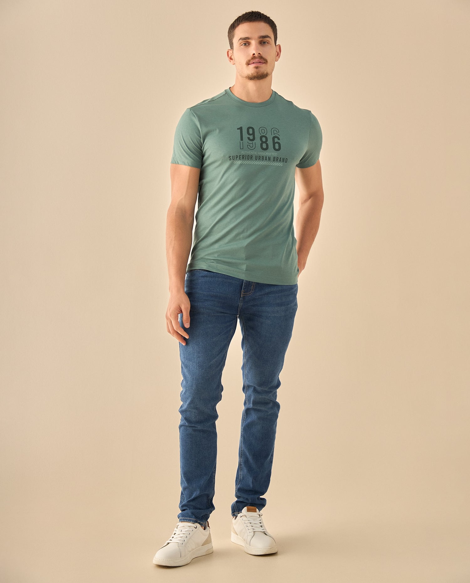 Jean con Stretch Confortable - Azul