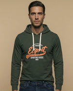 Buso con capucha fit relajado - Verde