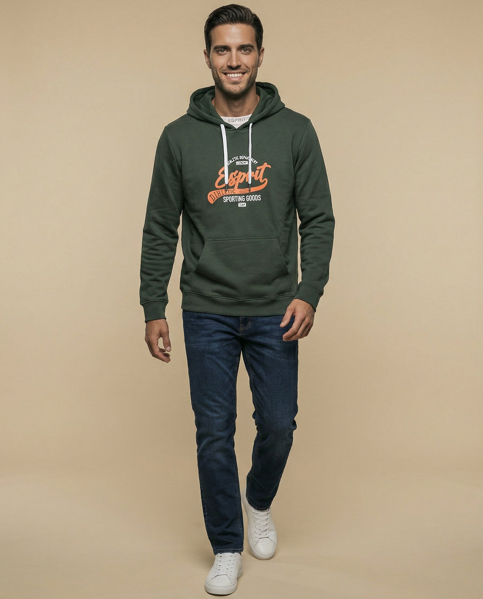Buso con capucha fit relajado - Verde 34_385F304_VER170525_5