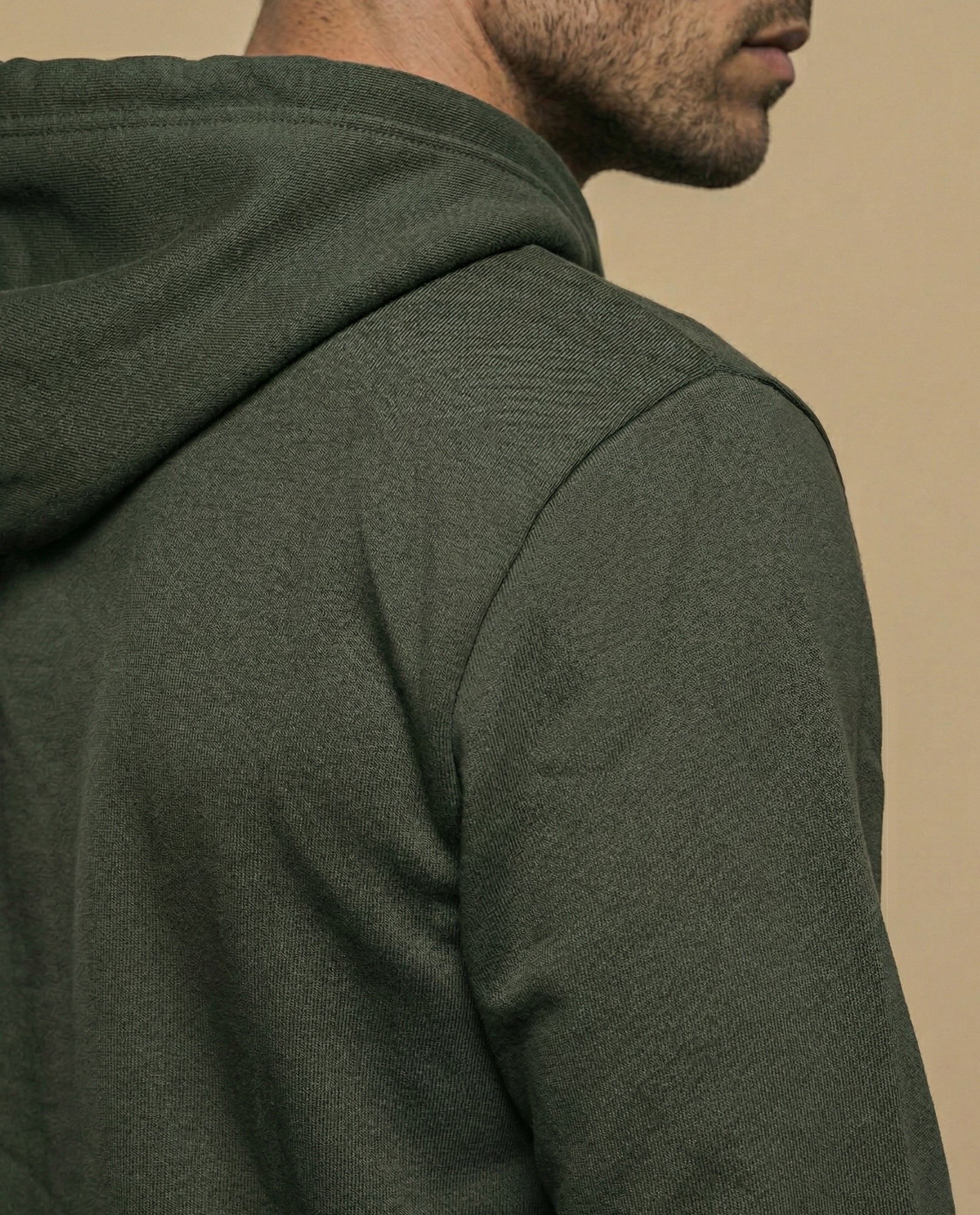 Buso con capucha fit relajado - Verde 34_385F304_VER170525_6