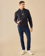 Hoodie con Estampado Outdoor - Azul