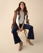 Camiseta de textura suave para mujer - Crudo