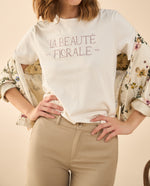 Camiseta manga corta para mujer - Blanco