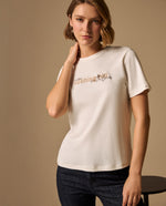 Camiseta con Bordado LONDON - Blanco