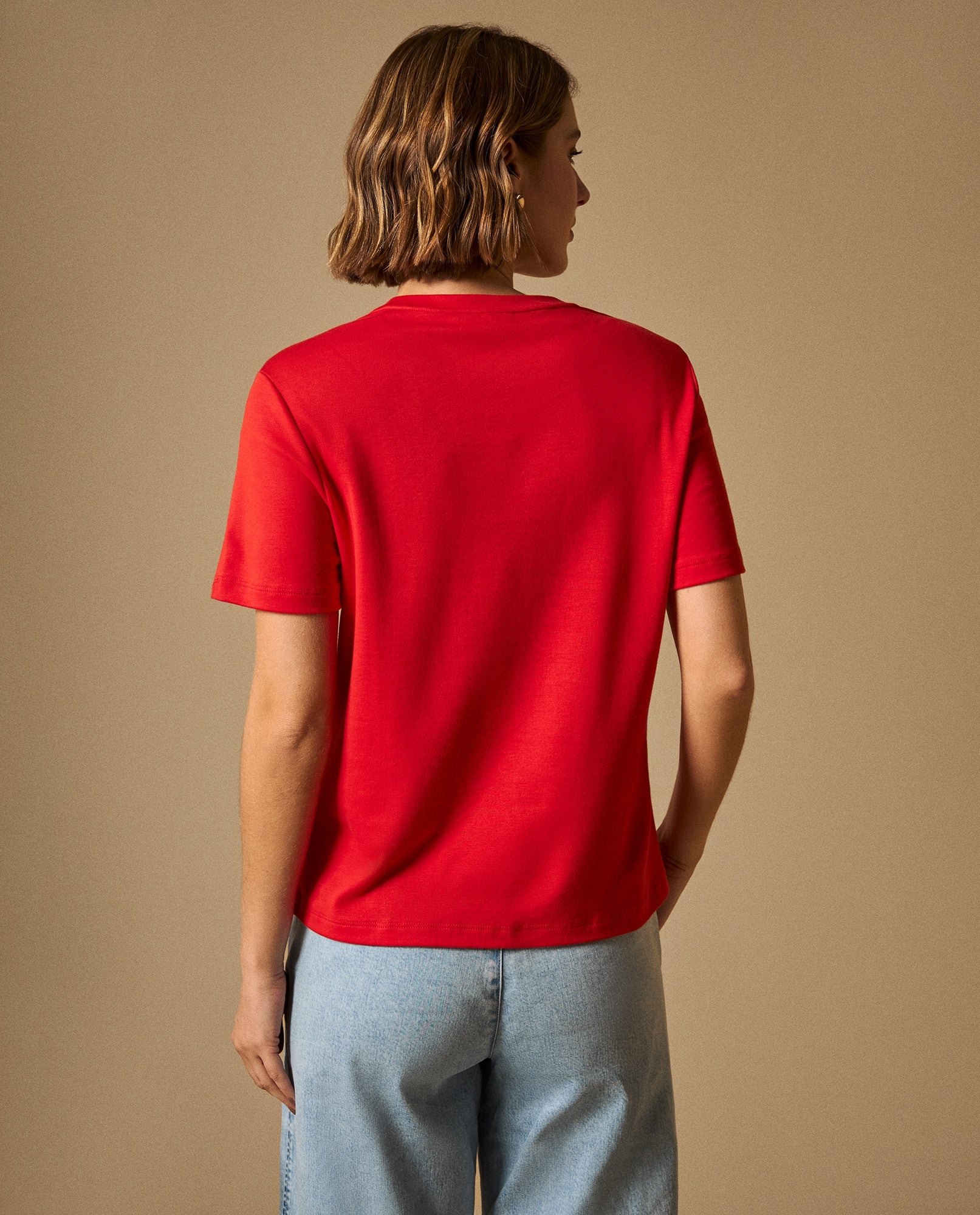 Camiseta con Bordado LONDON - Rojo 34_409G015_ROJ181553_5