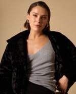 Camiseta Tejida con Lurex - Gris