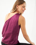 Camisa a una manga para mujer - Morado