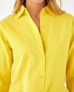Camisa manga larga para mujer - Amarillo