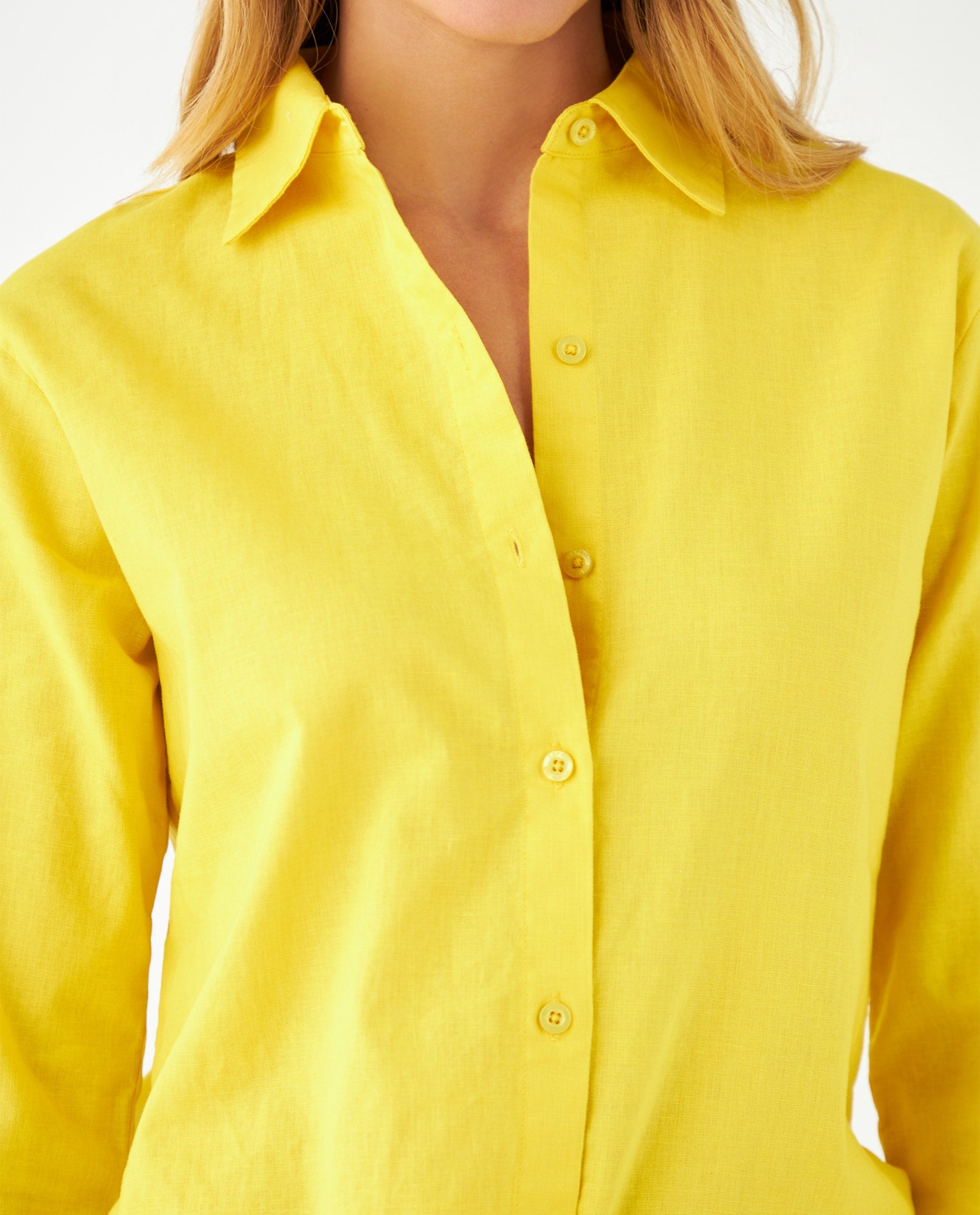 Camisa manga larga para mujer - Amarillo 34_411F026_AMA140745_4