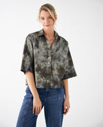 Camisa manga corta para mujer - Verde
