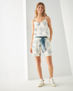 Camisa con escote en V para mujer - Crudo