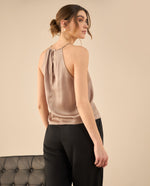 Camisa de tiras para mujer - Beige