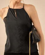Camisa de tiras para mujer - Negro