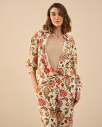 Camisa estampada para mujer - Crudo