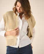 Camisa clásica con bordado para mujer - Blanco
