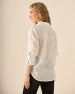 Camisa manga larga para mujer - Blanco