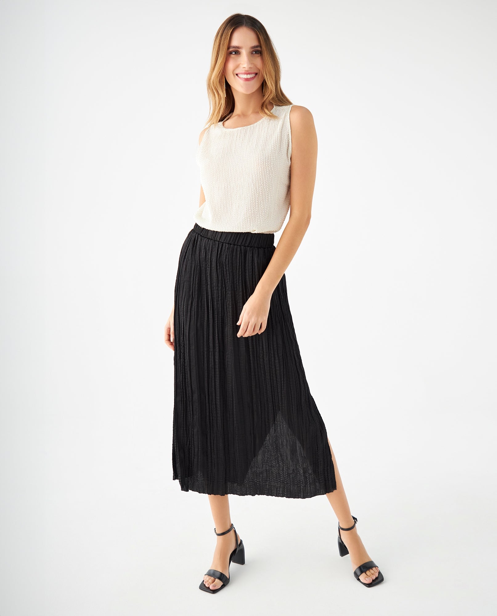 Camisa con apliques decorativos para mujer - Crudo 34_419F203_CRU111001_6