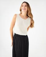 Camisa con apliques decorativos para mujer - Crudo