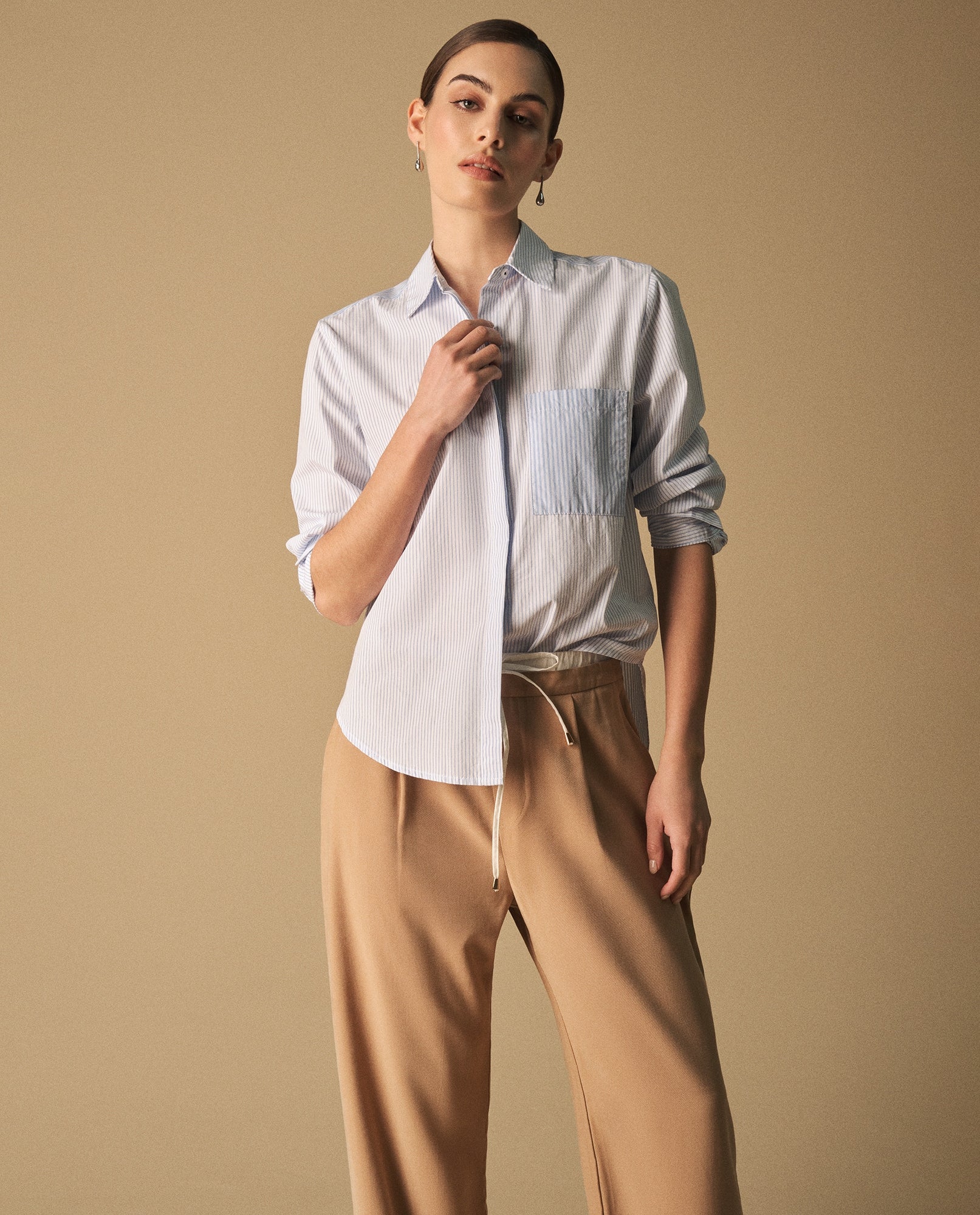 Camisa Rayas con Bordado Posterior - Blanco 34_419G031_BLA114001_5