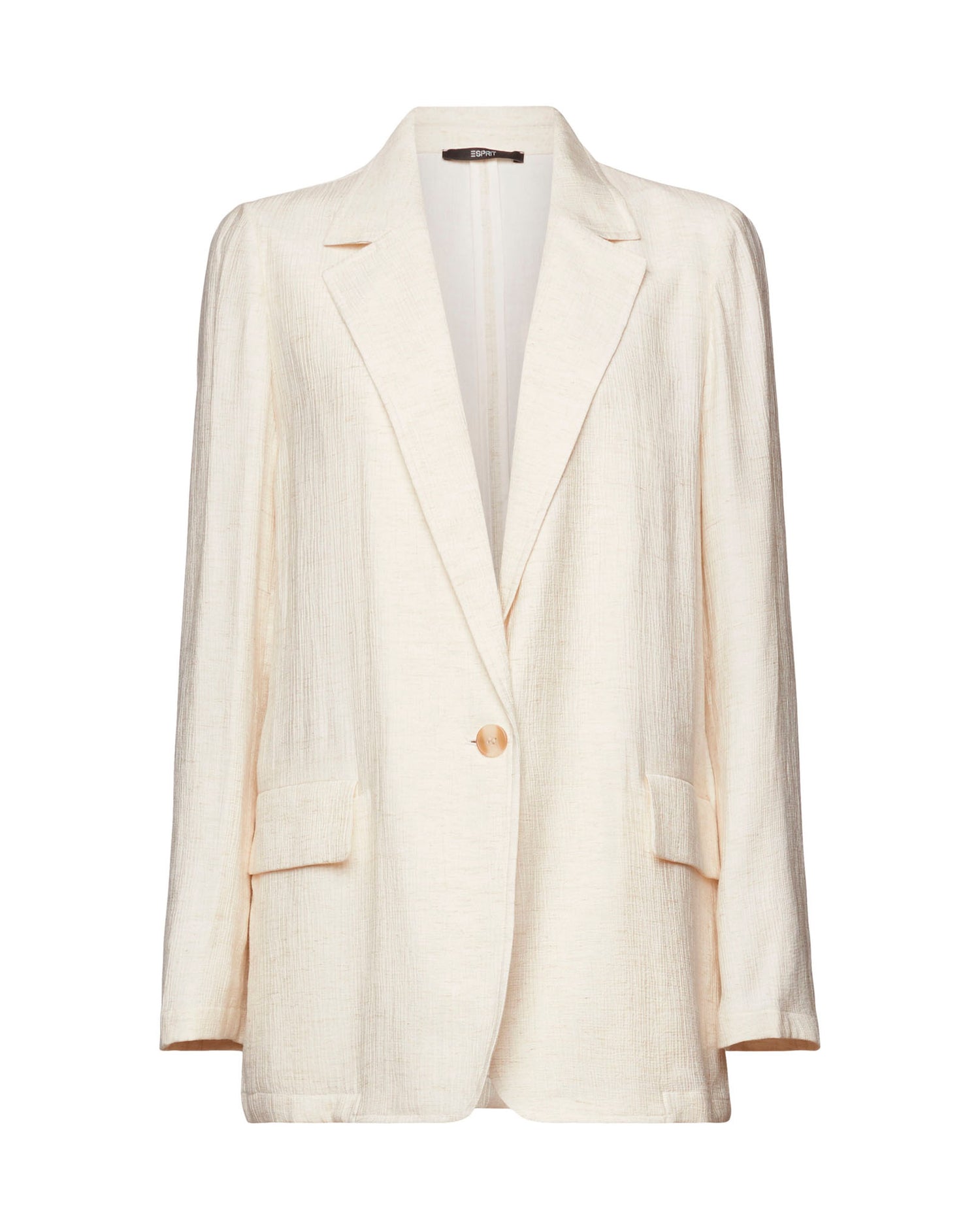 Blazer con tapas decorativas para mujer - Crudo