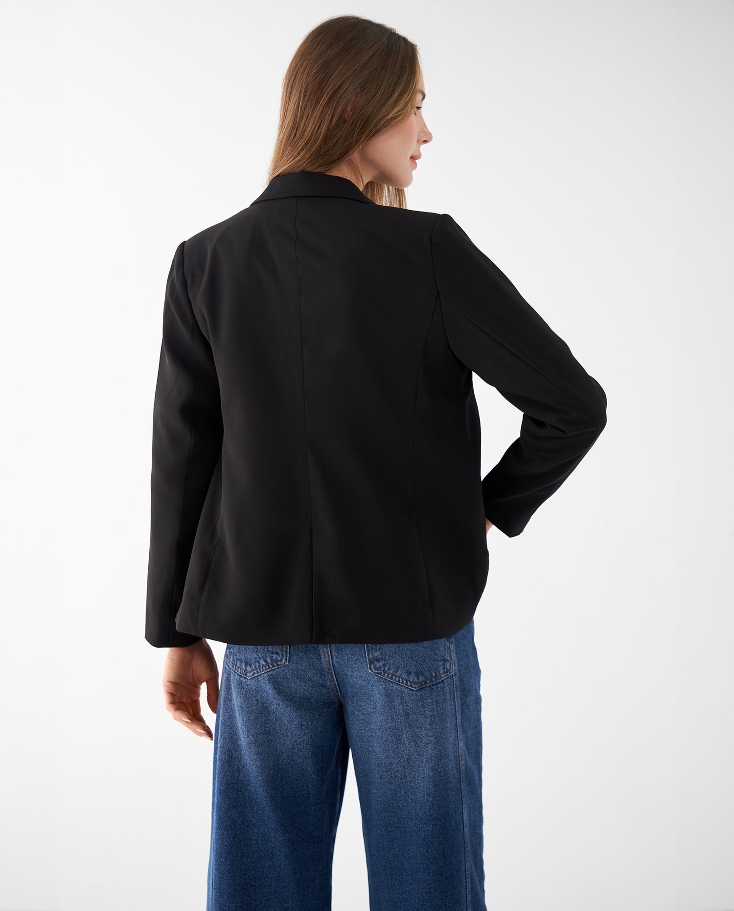 Chaqueta tipo blazer para mujer - Negro