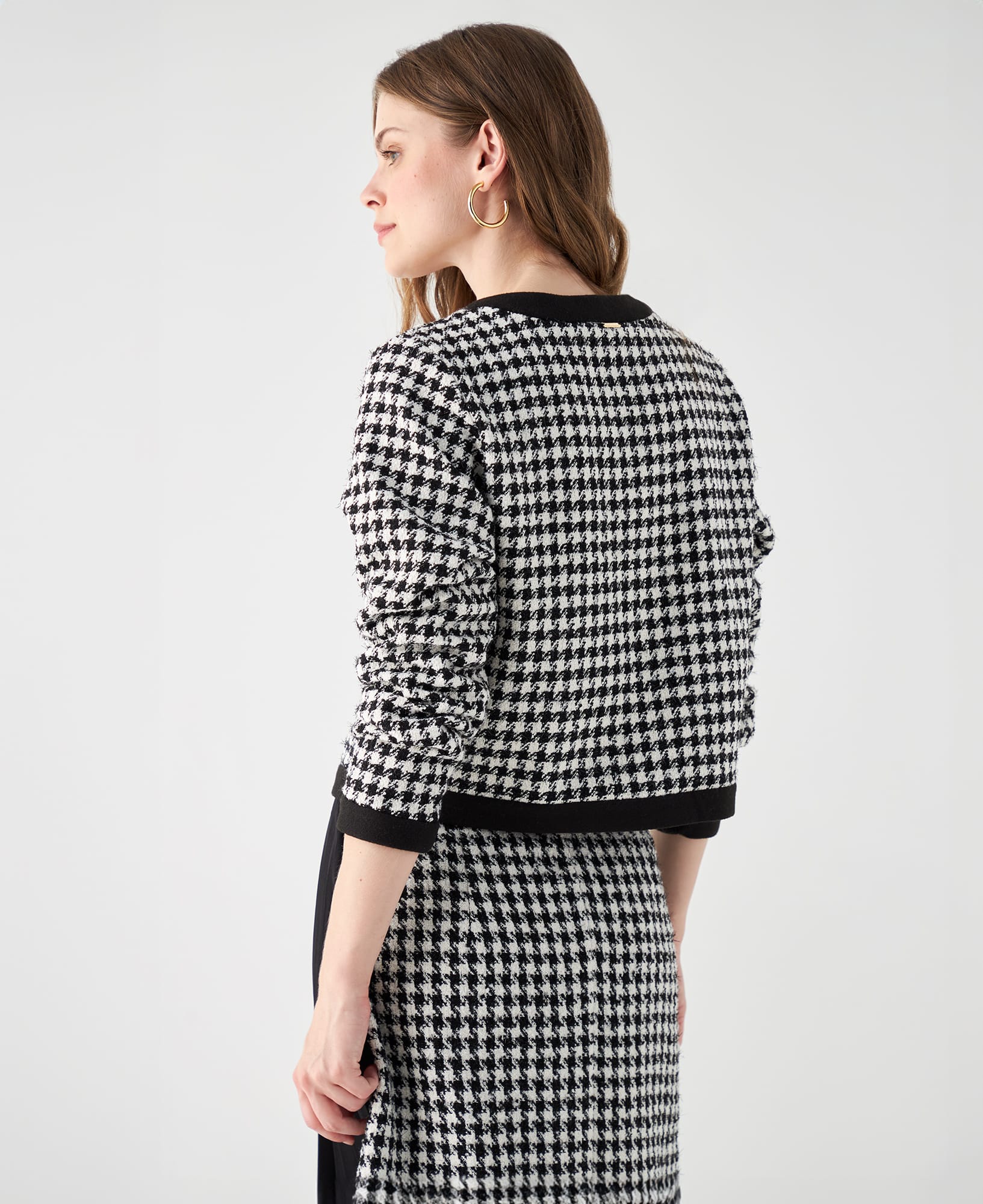 Abrigo con efecto brillo para mujer - Crudo 34_429E228_CRU111001_4