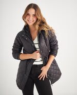 Chaqueta con capucha para mujer - Negro