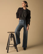 Blazer Negro Oversized con Solapas Amplias - Negro