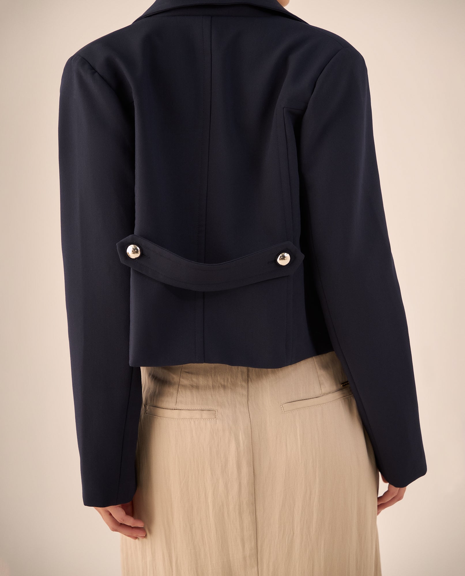 Blazer Blanco con Botones Dorados - Azul 34_429G208_AZU175126_5