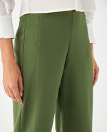 Pantalón clásico de color para mujer - Verde