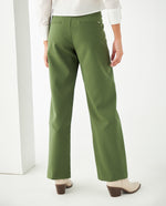 Pantalón clásico de color para mujer - Verde