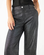Pantalón con efecto brillo para mujer - Gris