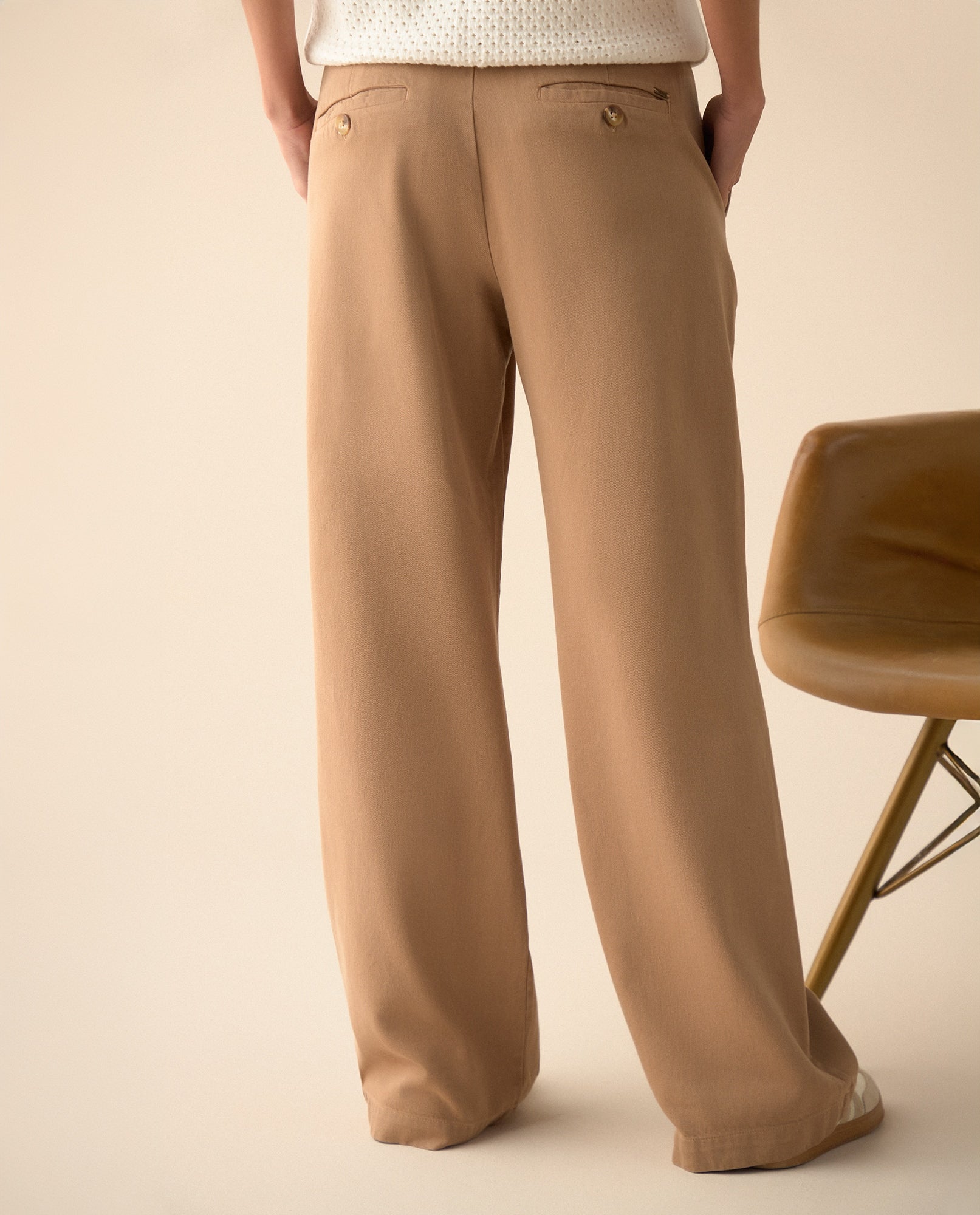Pantalón de bota recta para mujer - Café 34_431G000_CAF171328_4