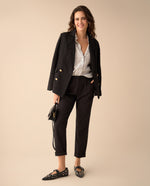 Pantalón bota recta para mujer - Negro