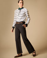 Pantalón straight leg clásico - Negro
