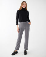 Pantalón de bota recta para mujer - Gris