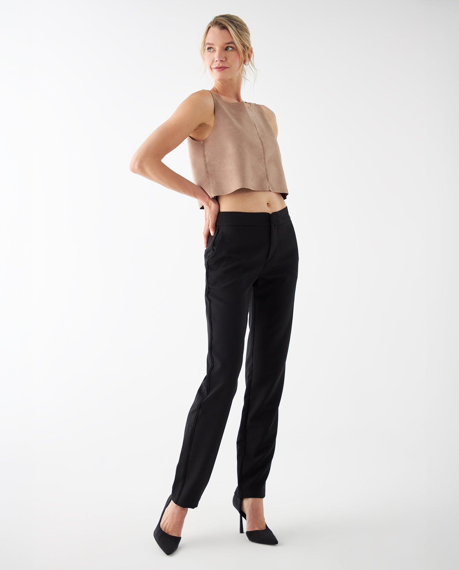 Pantalón elegante para mujer - Negro
