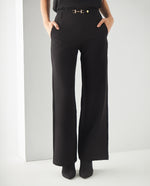 Pantalón bota amplia para mujer - Negro