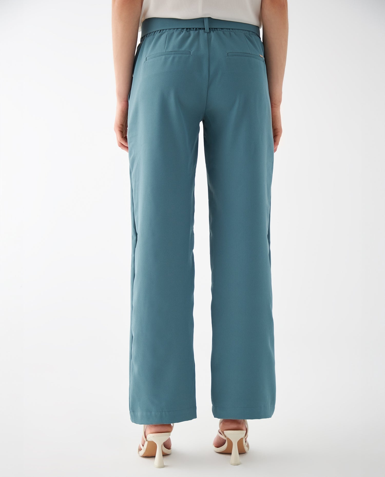 Pantalón de bota recta para mujer - Verde