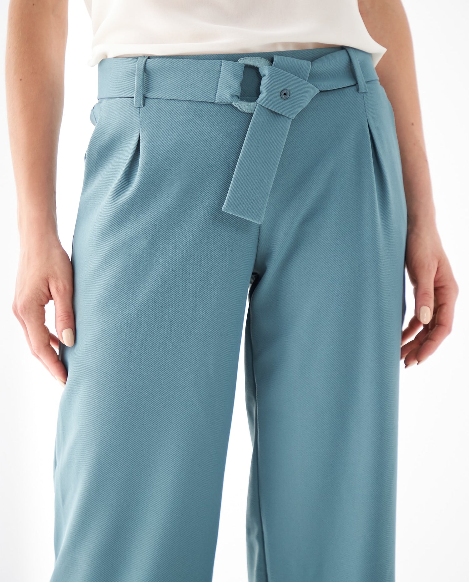 Pantalón de bota recta para mujer - Verde